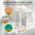 Drying Rack Screen Printing with Brake Wheels Adjustable Aluminum