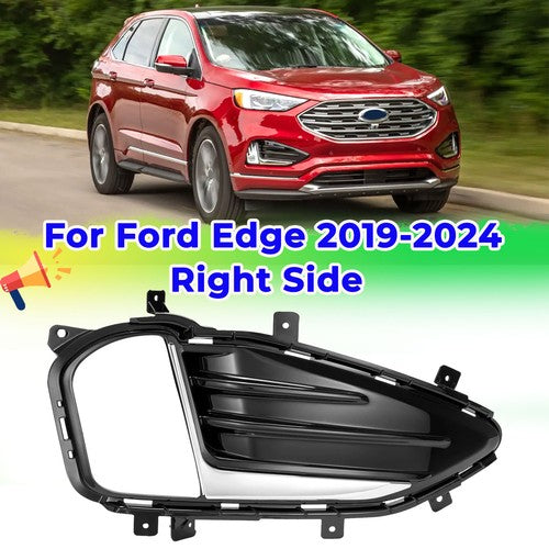 Front Fog Light Cover for Edge 2019-2024 Passenger Right Side Fog Lamp Low
