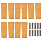 10 Pack Bucket Teeth 230SP with Flex Pins 23FP Metal for 23 & 230 Series Loader