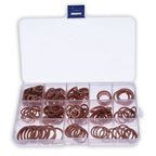 Assorted Solid Copper Crush Washers Seal Flat Ring Hydraulic Fittings Set 280pcs