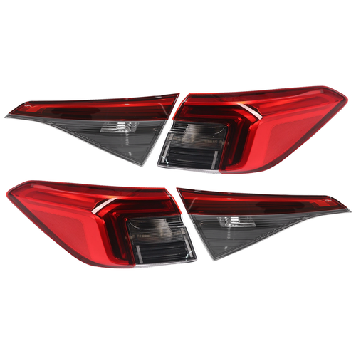 Set Tail Lights Rear Lamps Outer Inner Side for 2022 2023 2024 for Honda Civic