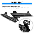 Side Reflector Headlight Panel for Nissan Murano 2009 2014 LH RH 2 Pieces