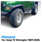 For 1997 2006 Jeep Wrangler TJ 11650 05 LH RH Side Body Armor Rocker Panel Kit