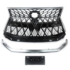 FIT 2016-2021 Lexus LX570 Luxury Grill Front Upper Grille w/ Chrome Sport Style