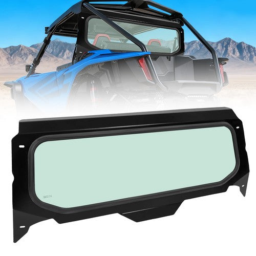 Clear Rear Glass Window Windshield for Honda Talon 1000R RS 1000X XS 2019 2020 2021 2022 2023 2024