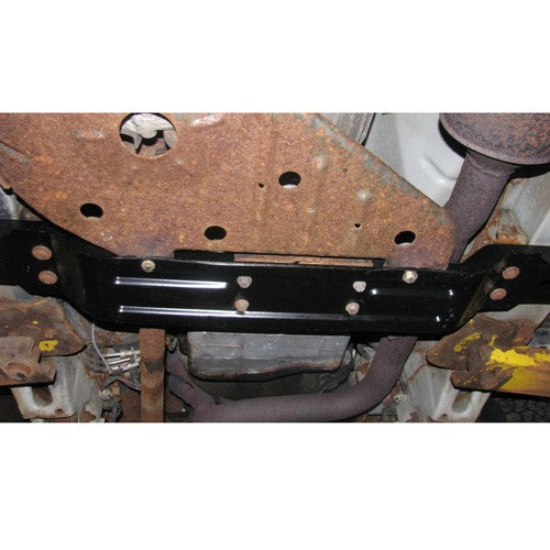 Transmission Crossmember Skid Plate Guard Black for Jeep Grand Cherokee WJ 99-04