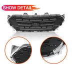 Front Bumper Lip Upper Grille Assembly Chrome Grill 2013-2019 for Ford Taurus