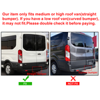 Fit 2015-2022 Ford Transit Pass Van 150 250 350 Rear Bumper Cover Top Pad