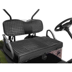 Golf Cart Diamond Seat Cover Kit For Club Car Precedent Seat Cushion Black