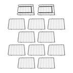 12 Panels 40x27 inch Dog Playpen Crate Fence Pet PlayPen Exercise Cage