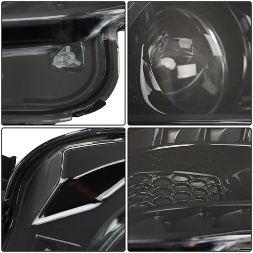 Headlight Single Projector For Jeep Cherokee 2014-2018 Headlamp Right Clear Lens