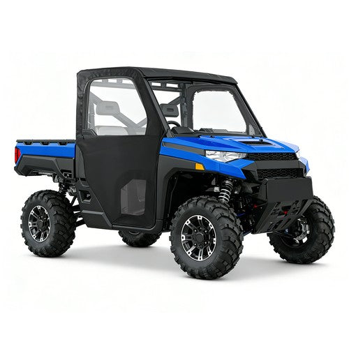 UTV Frame Cab Enclosure Soft Doors for Polaris Ranger 1000 XP 1000 2017-24