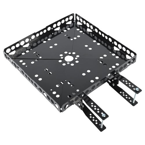 Rear Bumper Mounted Generator Cargo Luggage Basket Rack Tray Kit For Trailers RV
