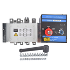 Industrial Automatic Transfer Switch 4P 160A 110V or 220V Plastic Copper Steel
