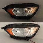 For Ford EcoSport S Sport 2018-2022 LH+RH Headlights Headlamps Halogen Chrome