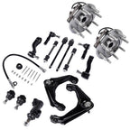 Front Wheel Hub Bearing Control Arm Suspension Kit for GMC Sierra 1500 2500 HD