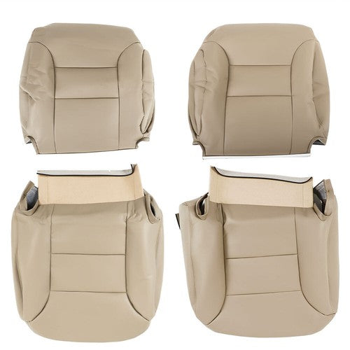 For Chevy Tahoe 1995-99 New Driver Passenger Side Bottom&Top Leather Seat Cover