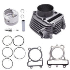 For Yamaha Moto 4 YFM225 1986-1988 Cylinder Piston Gasket Top End Kit 70mm