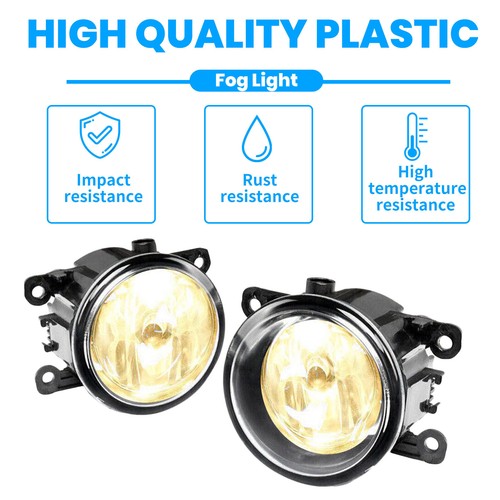 Front Clear Lens Fog Lights Bumper Lamp for 2015-2018 for Jeep Renegade