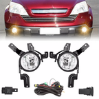Fog Light Assembly for 2007 2008 2009 for Honda CRV Switch Wiring Kit Clear
