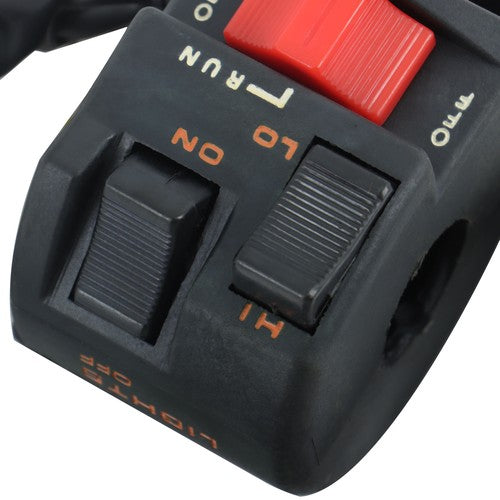 For Honda ATC 350X 1986 SWITCH KILL/LIGHT/HI/LOW/ON/OFF Black
