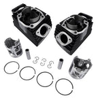 Cylinder Rebuild Kit + Piston Rings Pistons Wrist Pins Circlips for Yamaha RD350
