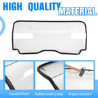 Clear Rear Windshield for CFMOTO ZForce 950 Sport Trail 800 Trail 23 25 Vented