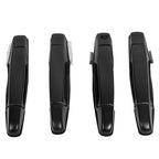 Set of 4 Black Door Handle for Chevy GMC Tahoe Yukon Sierra 2007 14