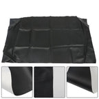 For Club Car DS 2000.5-Up Golf Cart Faux Leather Front Seat Covers Black