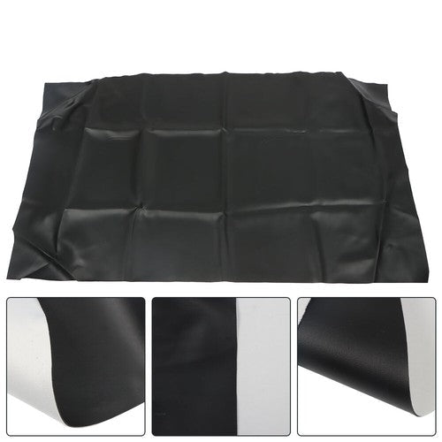 For Club Car DS 2000.5-Up Golf Cart Faux Leather Front Seat Covers Black