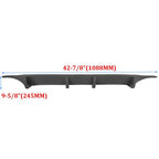Nissan Maxima 09-2015 7th Gen 4Door Rear Lower Bumper Lip Diffuser Splitter