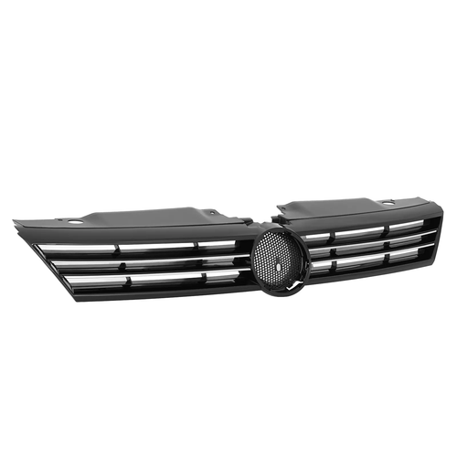 Front Bumper Gray Grille W/Chrome Trim for 2011-2014 for VW for Volkswagen Jetta