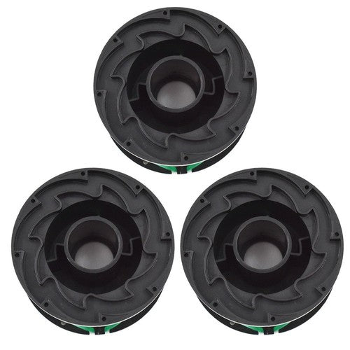 3PK SF-080 String Trimmer Spool Line Replacement For Black & Decker GH3000 Model