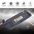 Driver LH Side Drak Gray Sun Visor For Honda Civic 2006 2007-2011 83280SNAA01ZA