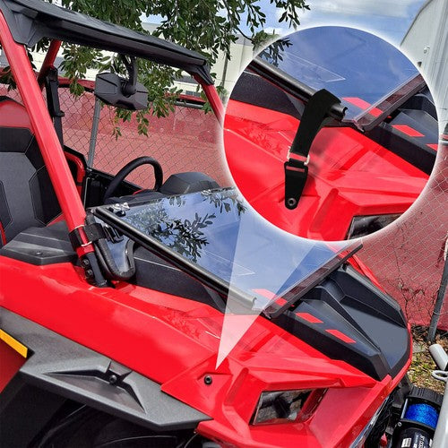 Heavy Duty Full Flip Windshield For 19-23 Polaris RZR XP 1000/ 4 1000 Windscreen