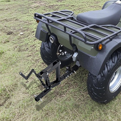 1 Point Hitch Implement Lift Adjustable For ATV UTV Lawn Tractor w/ 2" Receiver