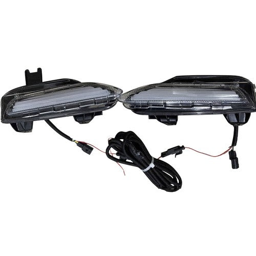 Bumper LED Fog Lights Lamps Turn Signal Pair for 2014-2020 for Infiniti Q50