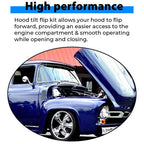 Hood Flip Tilt Combo Kit Stainless Steel Rubber For Ford F100 F 100 1953-1956