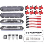 Polished Valve Covers For Chevy GM LS Engines LS1 LS2 LS3 LS6 LS7 5.3 6.0 6.2L