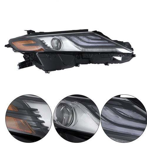 Black Housing For 21 22 Toyota Camry XSE XLE Full LED Headlight Assy Right Side