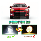 2x Black LED Fog Lights Driving Lamp For Toyota Tacoma 2012-2015 DOT Bumper Lamp