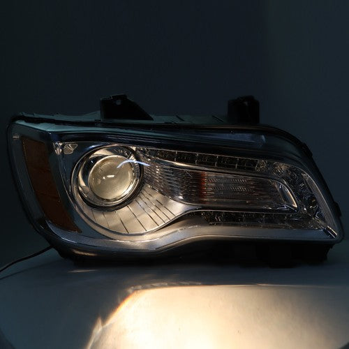 Fit For Chrysler 300 2011-2014 Halogen Passenger Side Headlight Chrome Clear