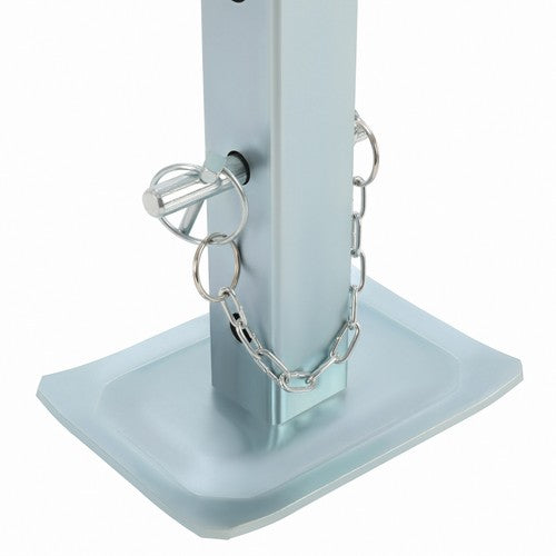 8000lbs Drop Leg Foot Pad for Square Jacks with 2 Inch Tube Trailer Camper