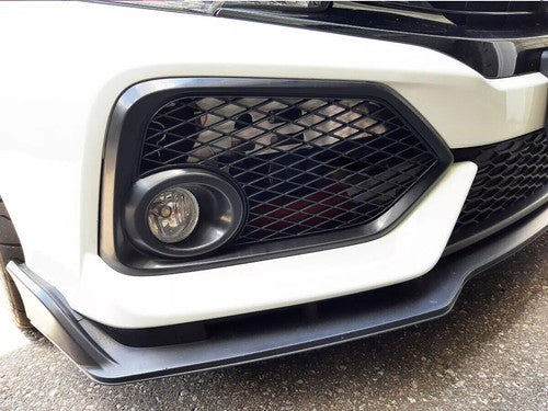Fog Light Lamp Covers Fit 2017-2021 for Honda Civic Type R Black Open Mesh