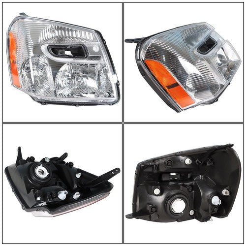 Headlight Assembly For Chevy Equinox 2005-2009 Headlamps Passenger Side Halogen