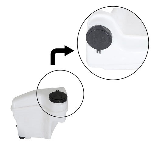 For Prizm Corolla 1998-2002 Plastic Windshield Washer Fluid Reservoir L4 1.8L
