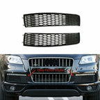 2Pcs Front Bumper Outer Grille Left+Right For Audi Q7 S-line Sport 2011-2015