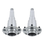 New 2-Pack #42 Weld-On Spindles With Flange Fit For 7,000lb Trailer Axles-2 1/4"
