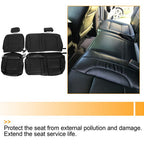 For 14-2018 Chevy Silverado LT DOUBLE Cab Full Set Seat Cover Black Replacement