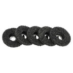 10 PCS 4-1/2" x 7/8" Black Diamond Grinding Discs Strip Discs for Angle Grinder